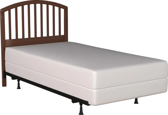 Daniva Dark Brown Twin Headboard