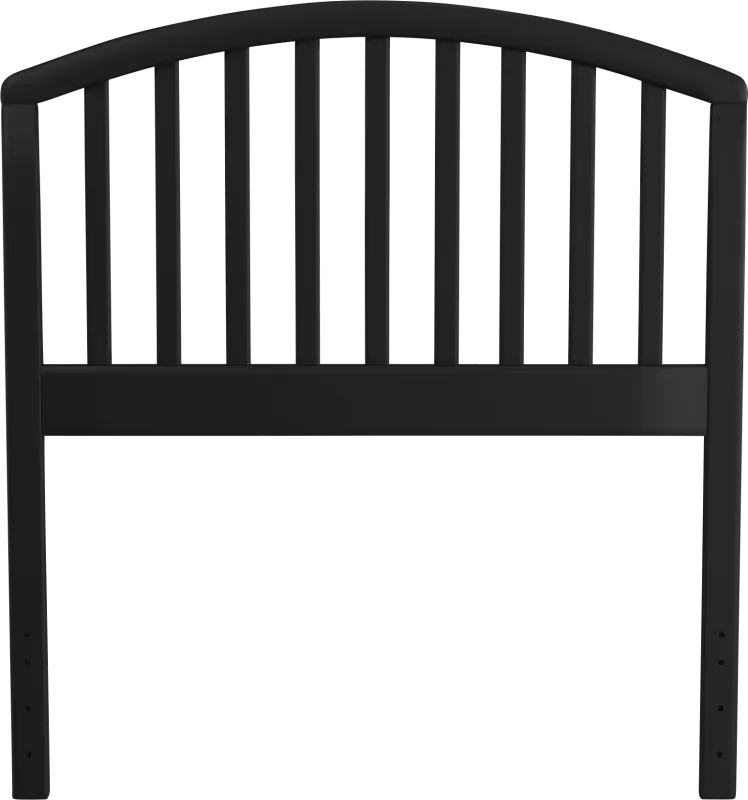 Daniva Black Twin Headboard