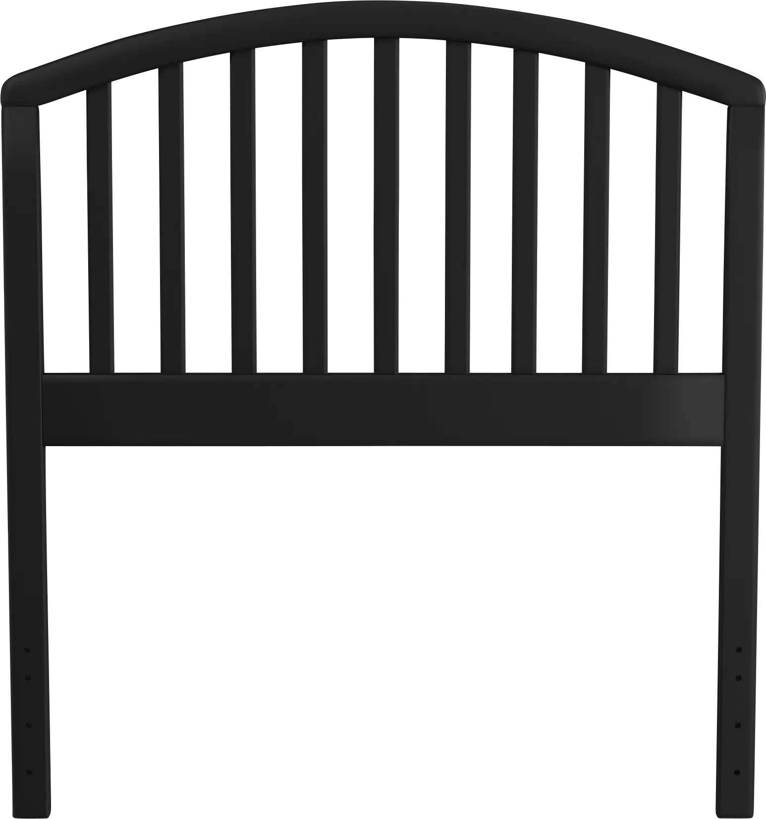 Daniva Black Twin Headboard