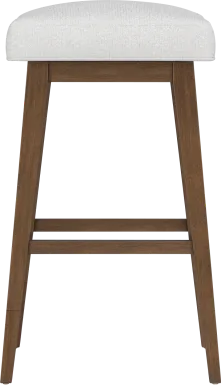 Atalifo White Counter Height Adjustable Stool