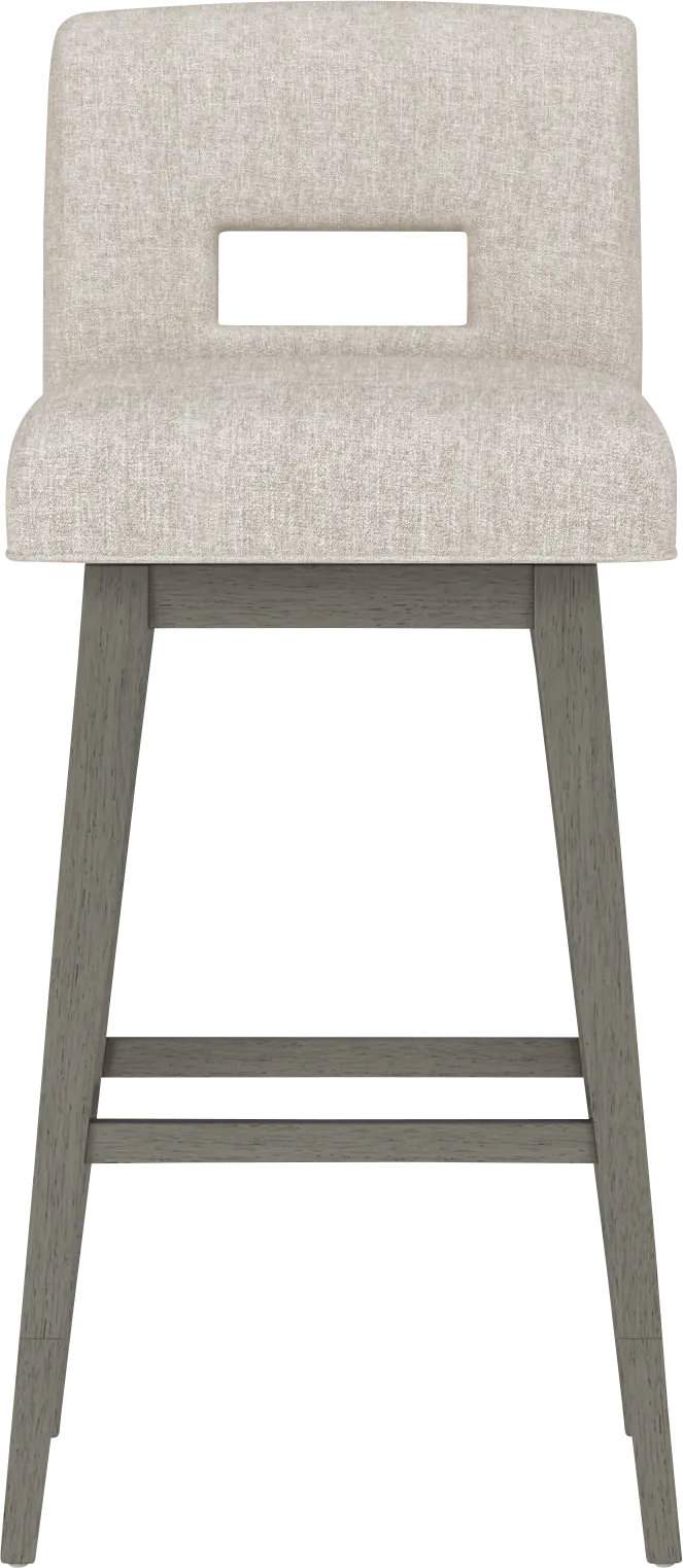 Jaek Beige Counter Height Adjustable Stool
