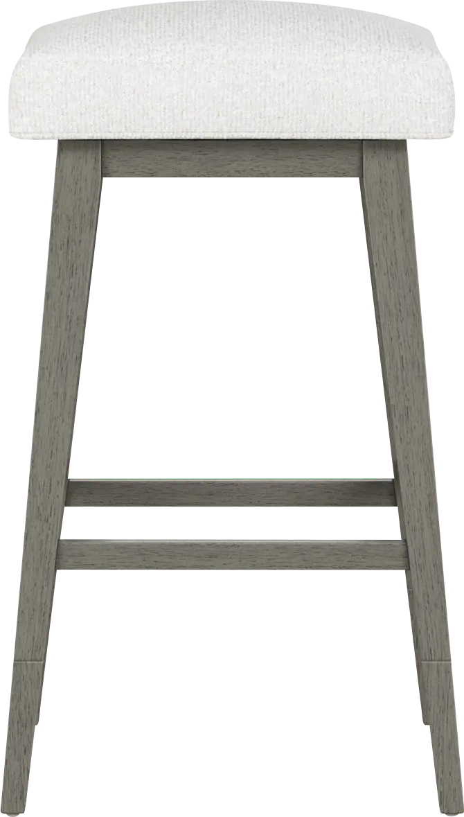 Atalifo White Counter Height Adjustable Stool