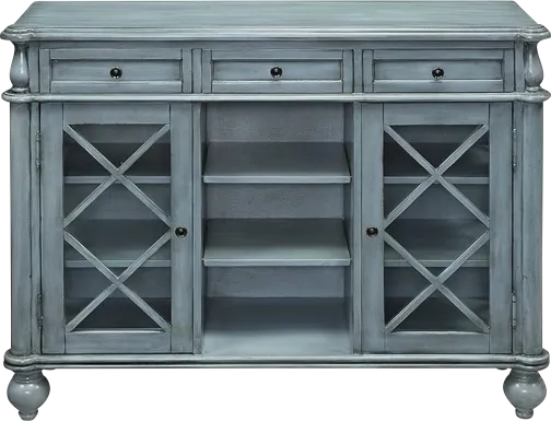 Ravai Gray Accent Cabinet