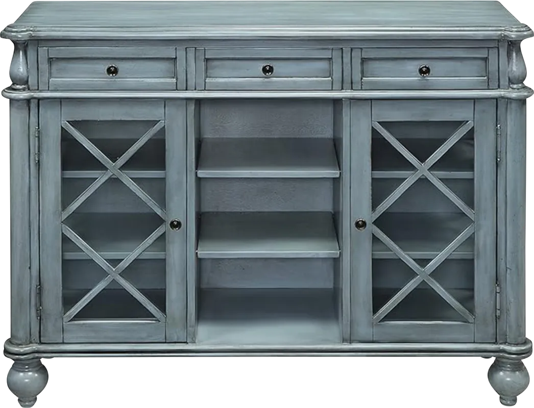 Ravai Gray Accent Cabinet