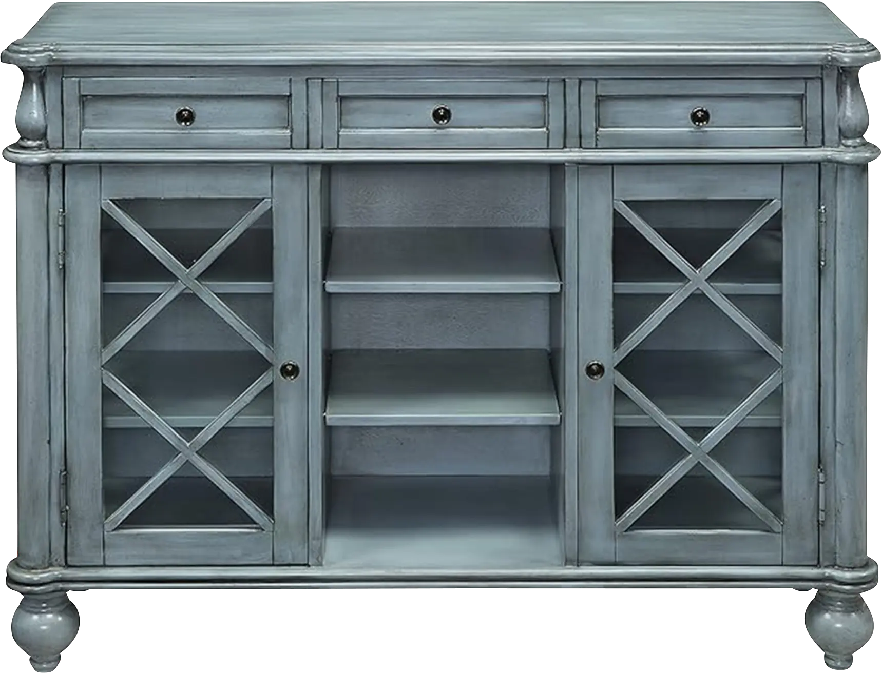 Ravai Gray Accent Cabinet
