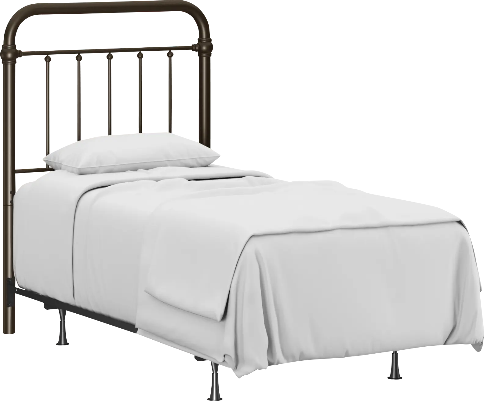 Leveni Bronze Twin Bed