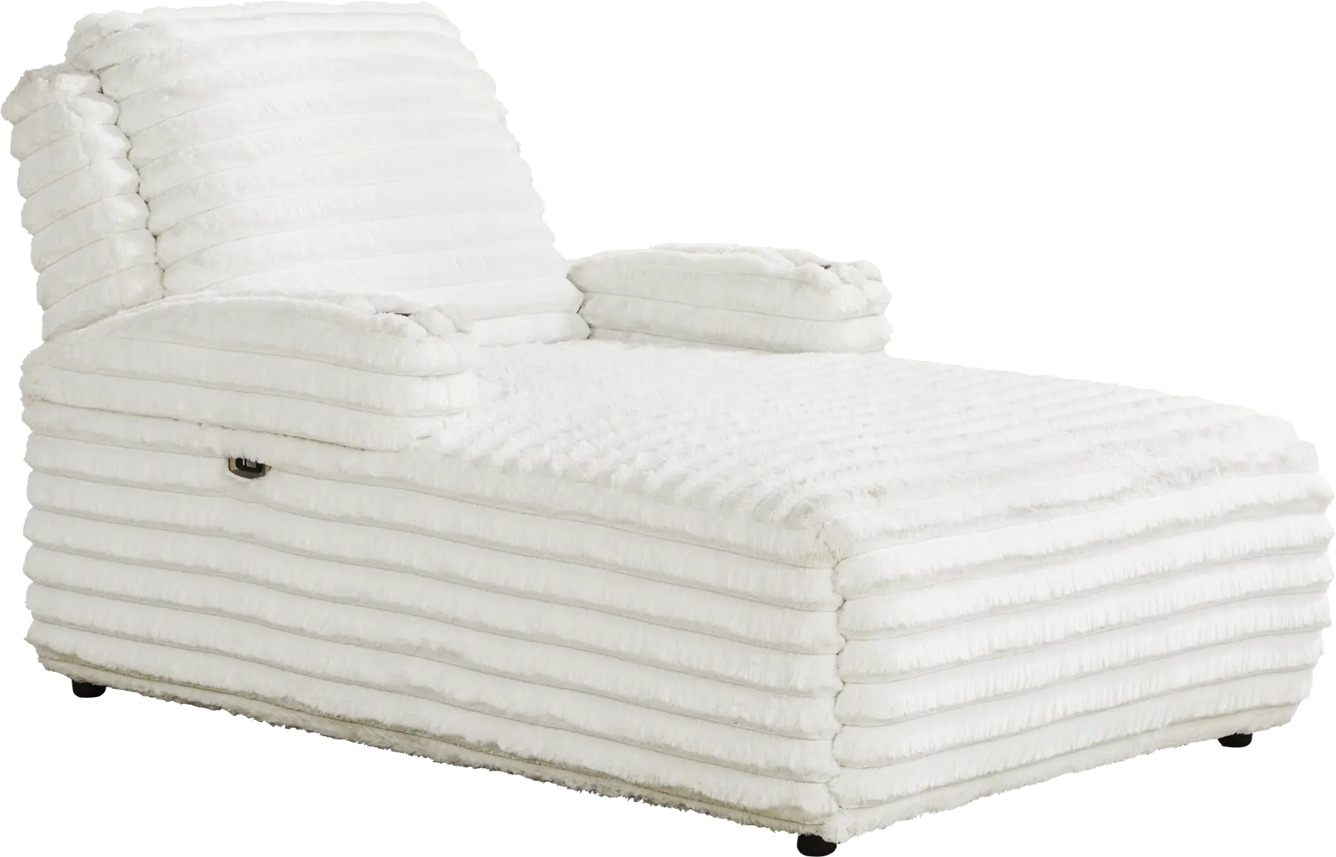 Wintercrest Ivory Power Reclining Chaise