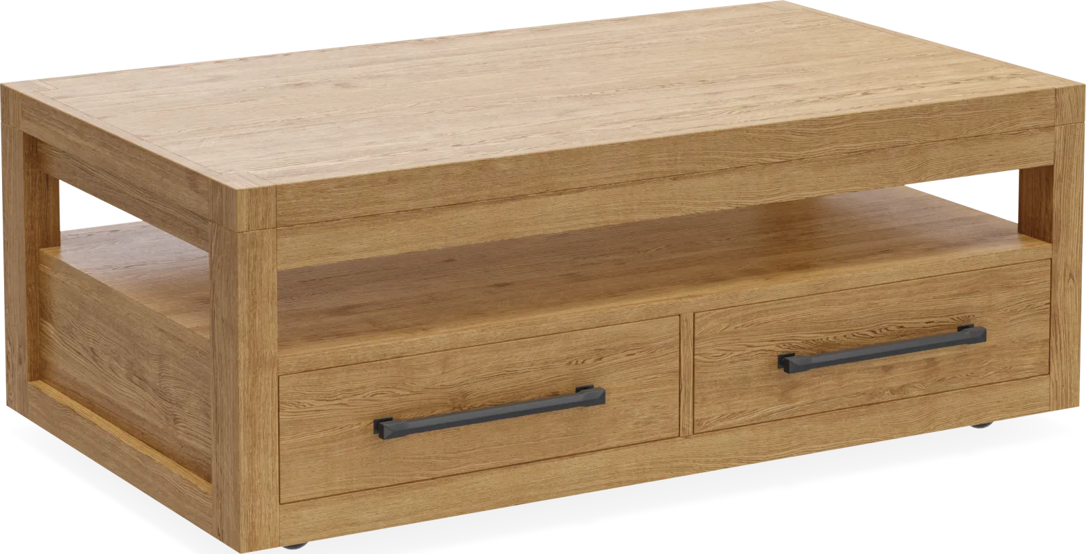 Ithaca Natural Lift-Top Cocktail Table