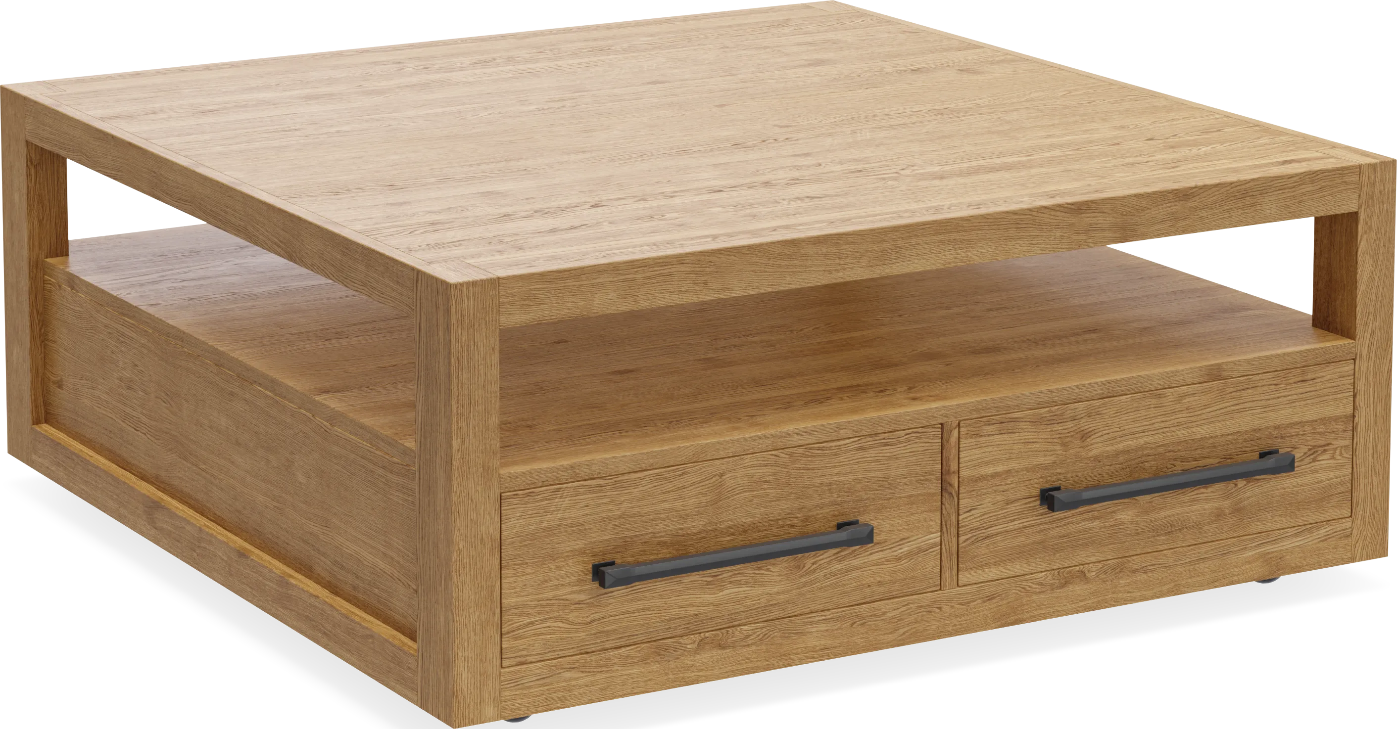 Ithaca Natural Square Cocktail Table - Thumbnail - Image 1