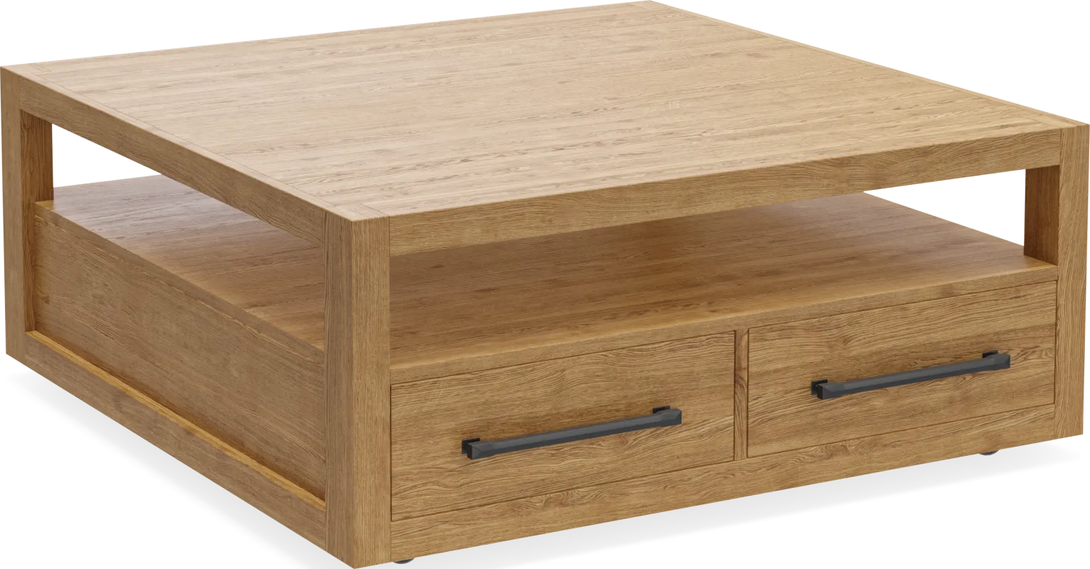 Ithaca Natural Square Cocktail Table