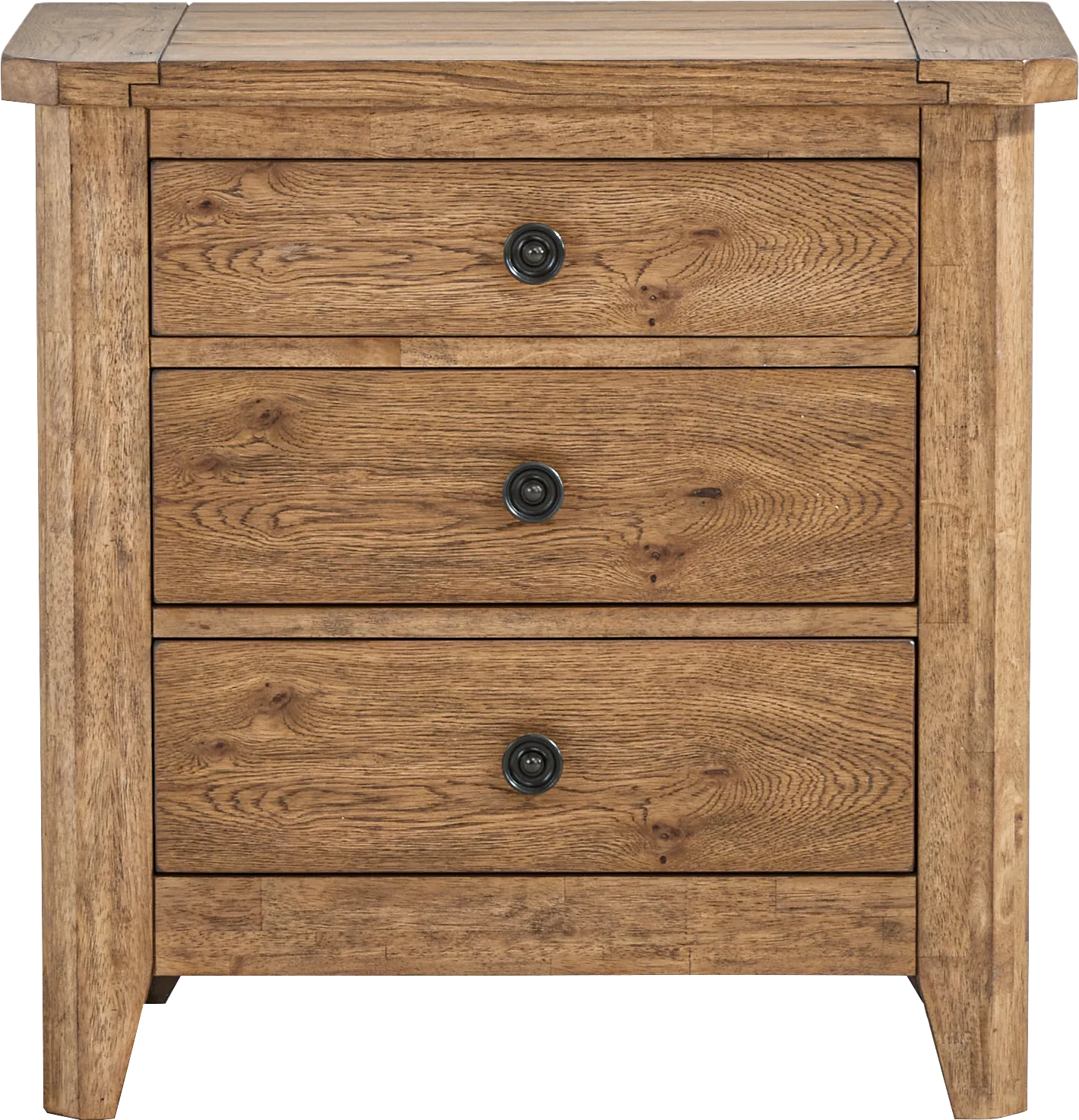 Hargrove Light Oak Nightstand - Thumbnail - Image 1
