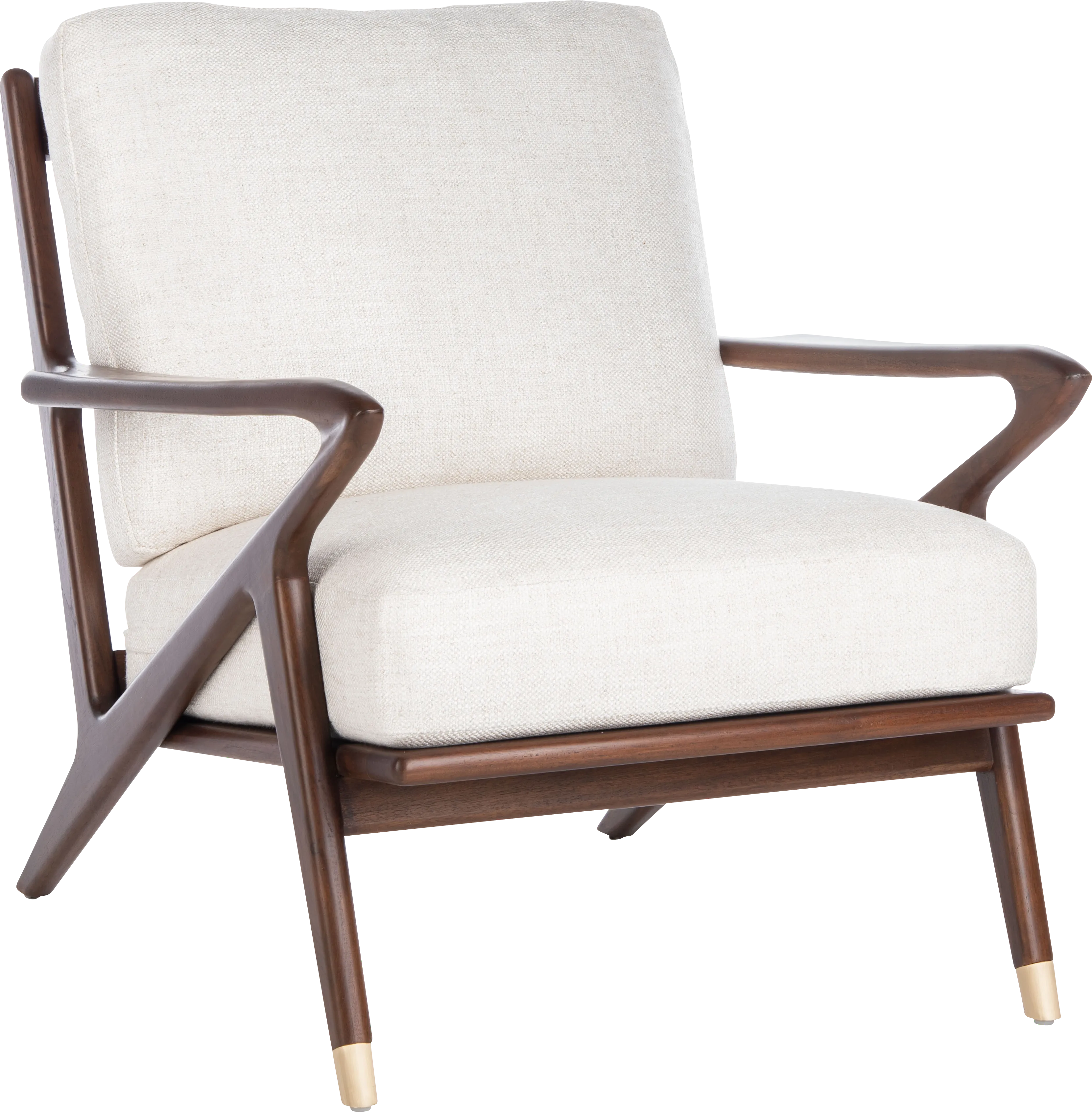 Lumisle Cream Accent Chair - Thumbnail - Image 1