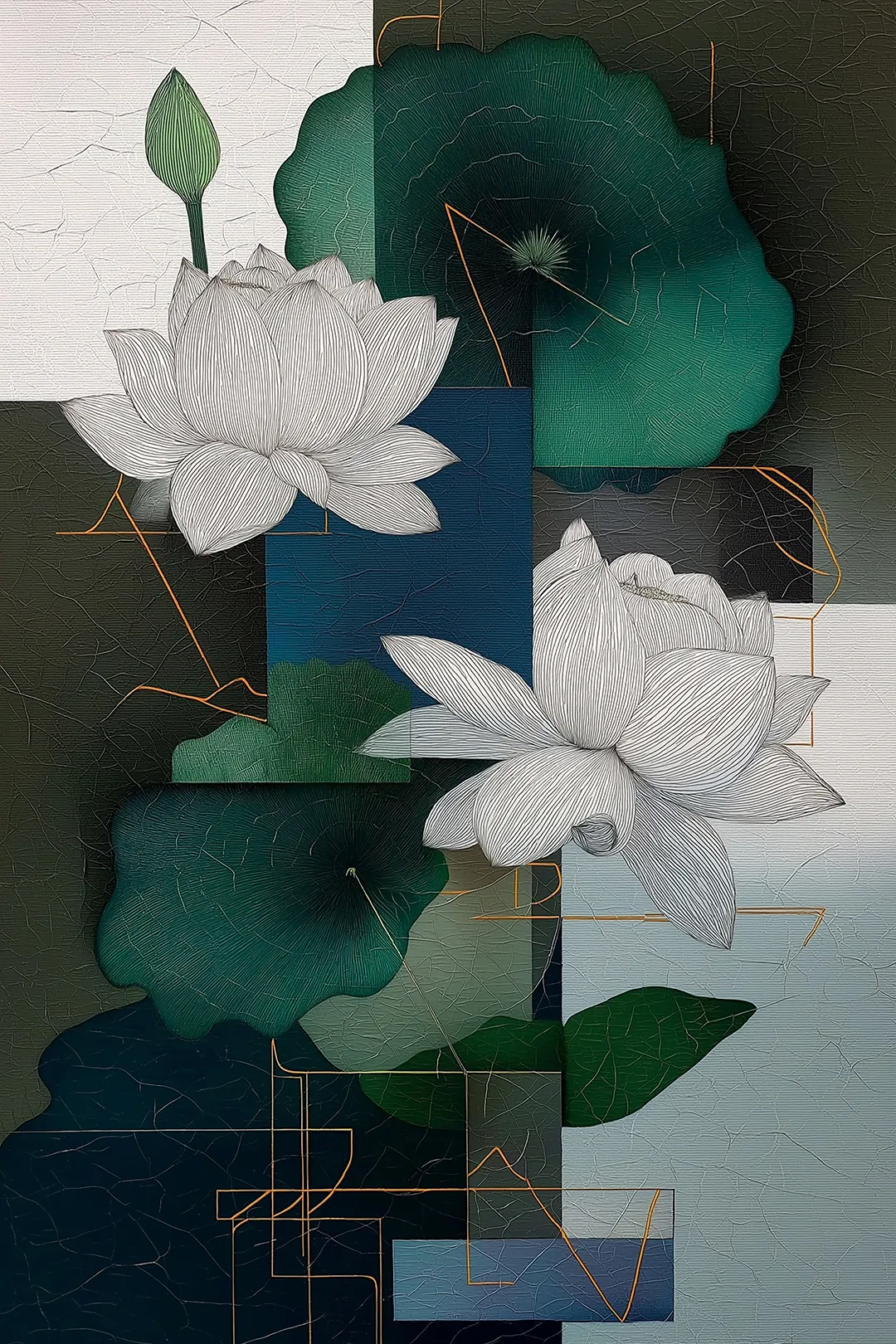 Ayme I Green Artwork - Image 1