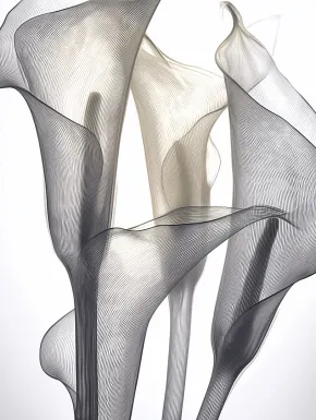 Cally II White Artwork