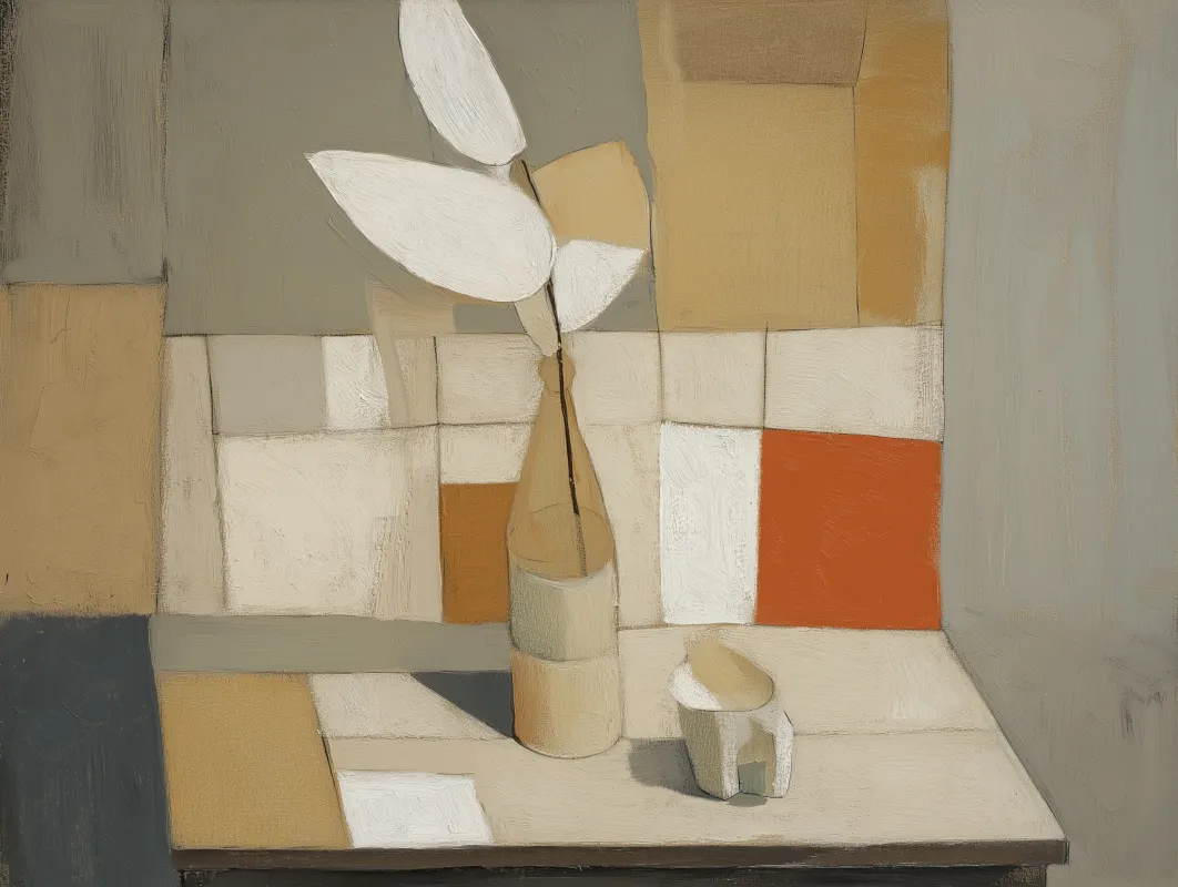 Holisoa I Beige Artwork