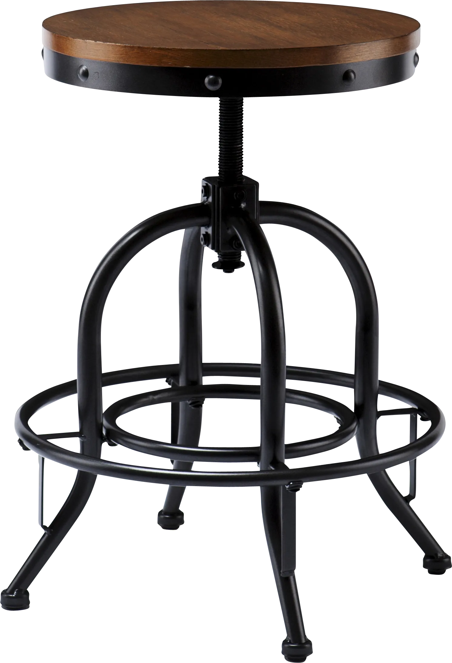 Godurn Black Adjustable Barstool - Thumbnail - Image 1