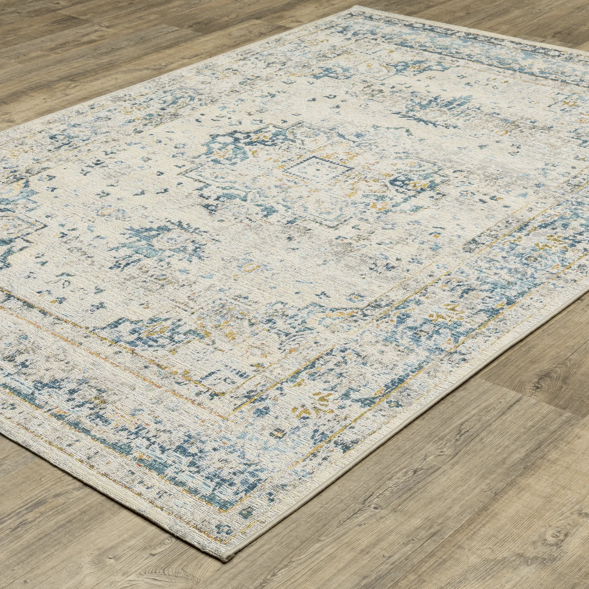 Azure Mist Blue 7'10 x 10' Indoor/Outdoor Rug - Image 2