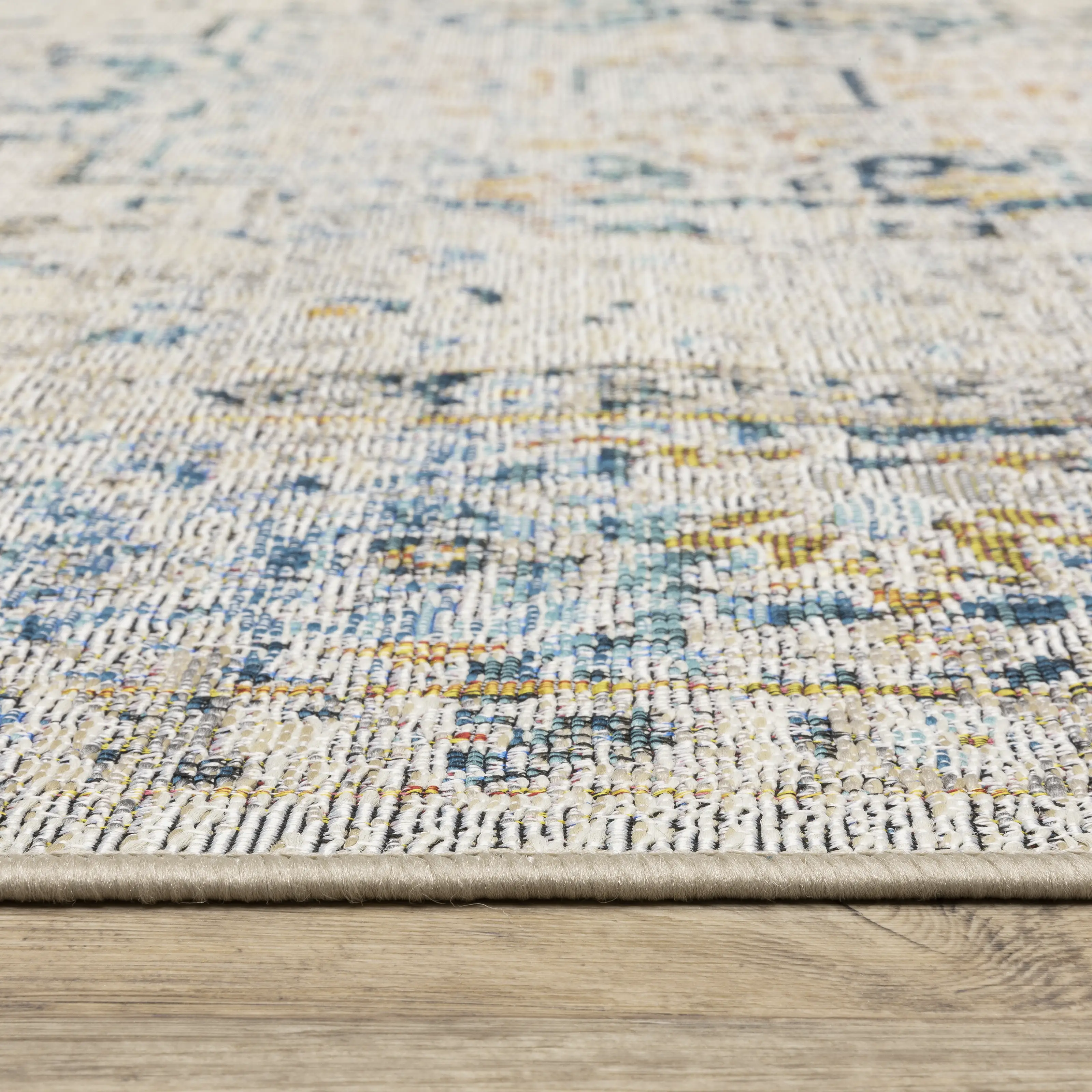 Azure Mist Blue 7'10 x 10' Indoor/Outdoor Rug - Image 7