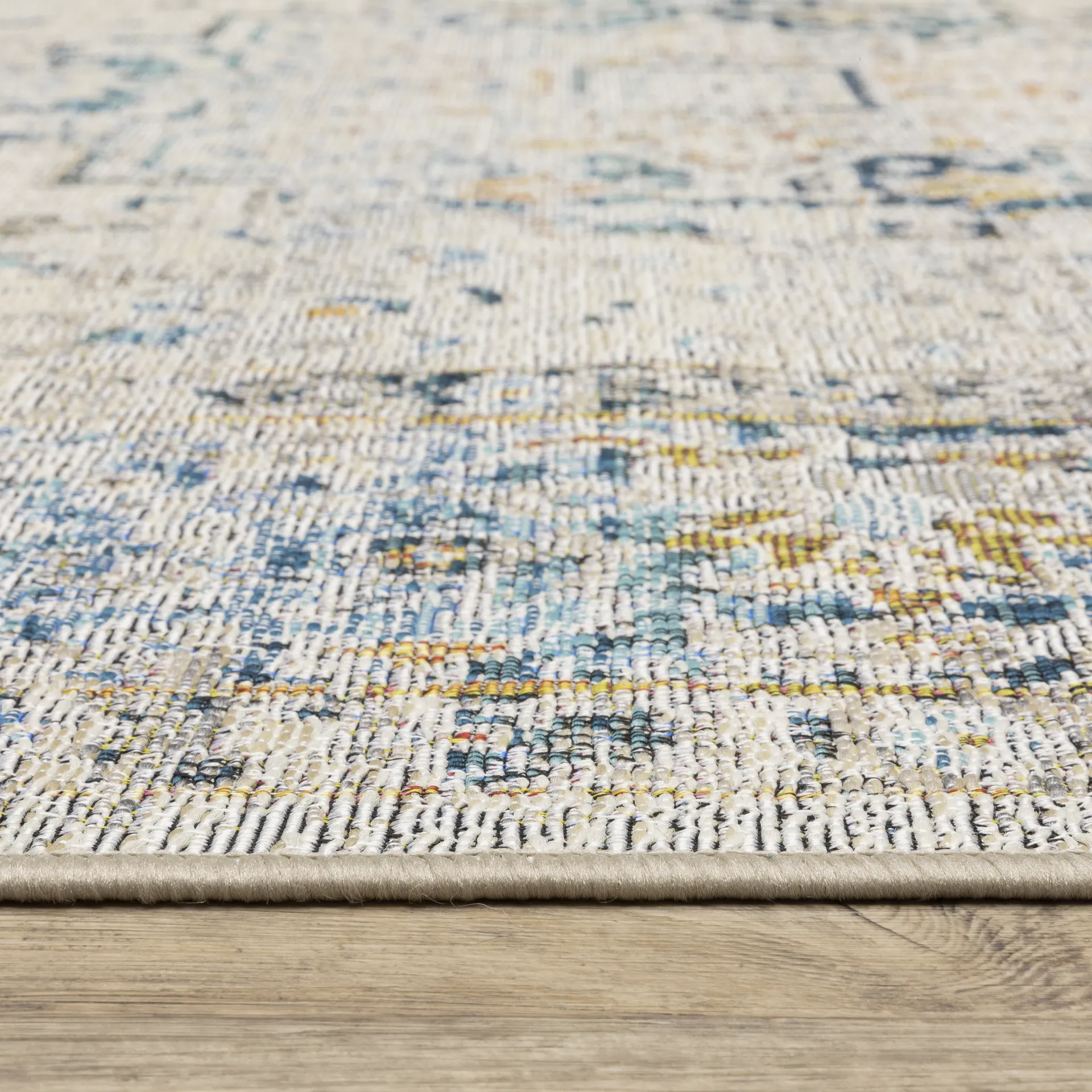 Azure Mist Blue 7'10 x 10' Indoor/Outdoor Rug - Image 7