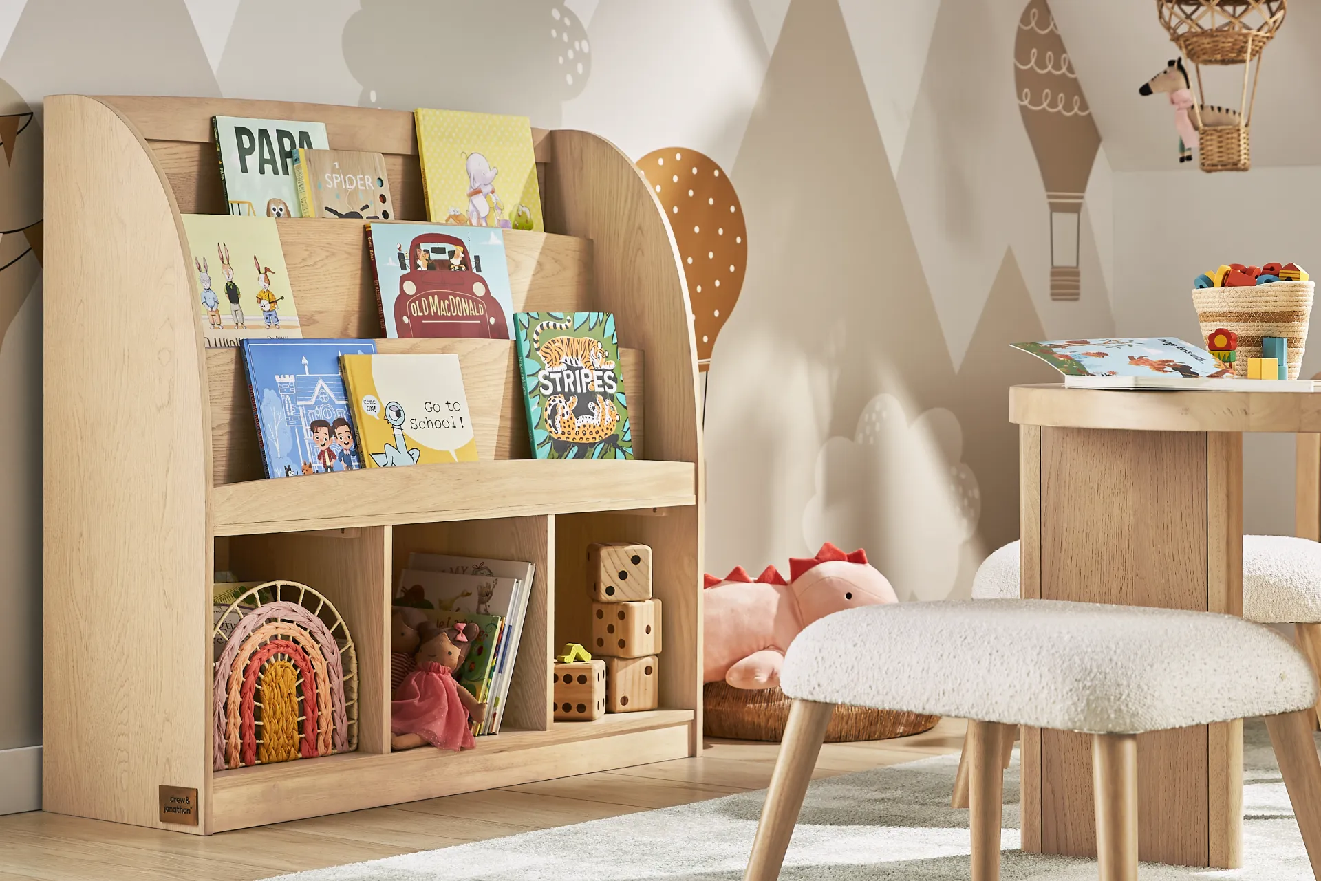Kids Hidden Hills Light Oak Bookcase - Image 2