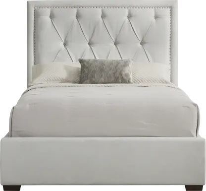 Elridge II Gray 3 Pc Queen Upholstered Bed