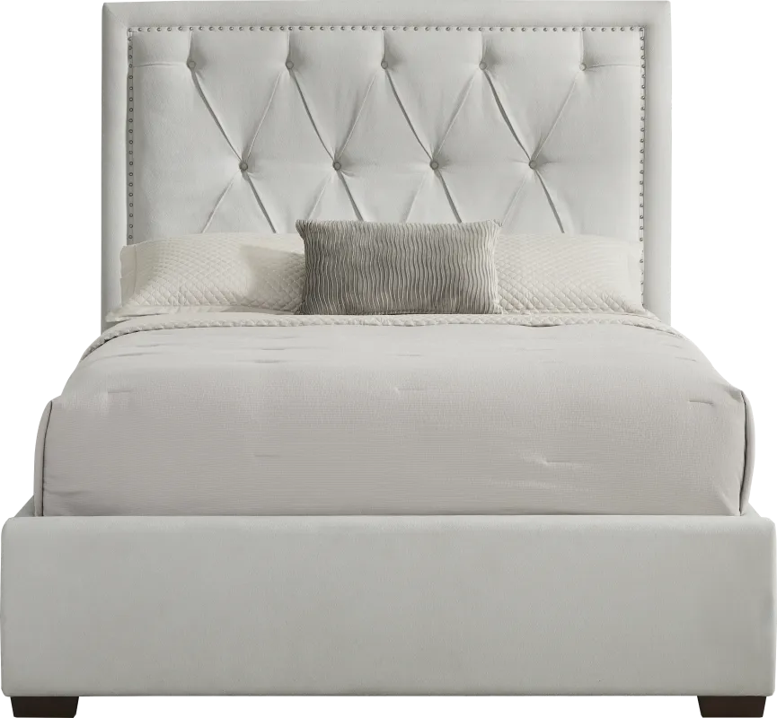 Elridge II Gray 3 Pc King Upholstered Bed