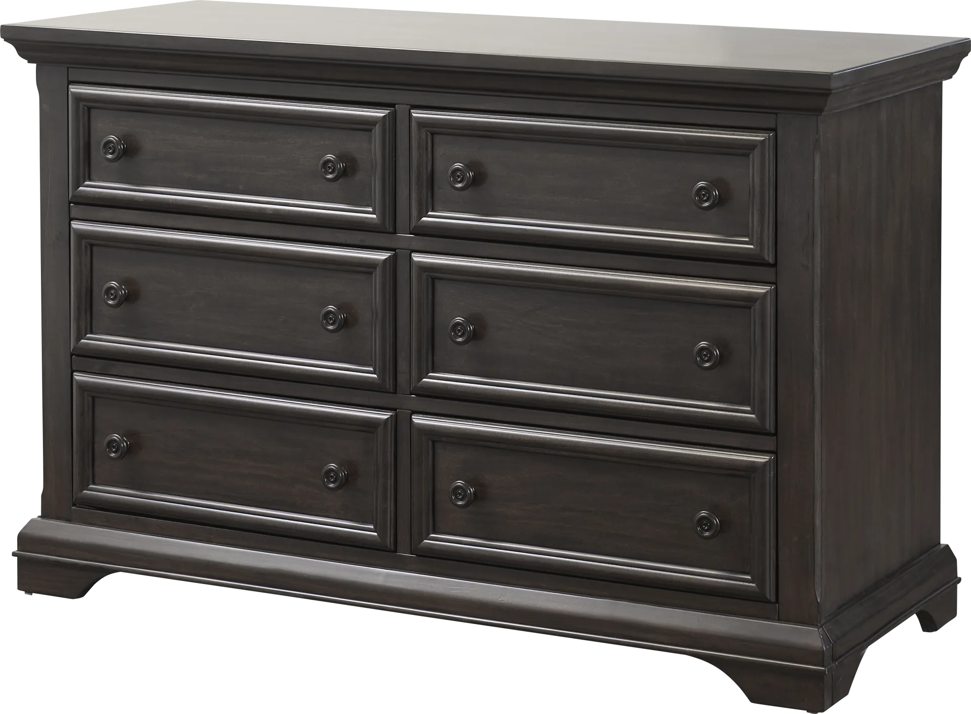 Kids Mevhi Brown 6 Drawer Dresser - Image 1