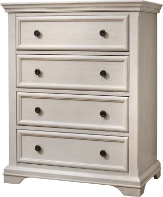 Kids Mevhi Ivory 4 Drawer Dresser