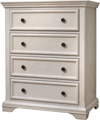 Kids Mevhi Ivory 4 Drawer Dresser