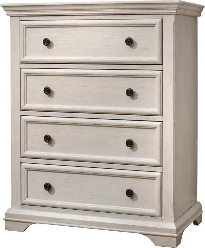 Kids Mevhi Ivory 4 Drawer Dresser