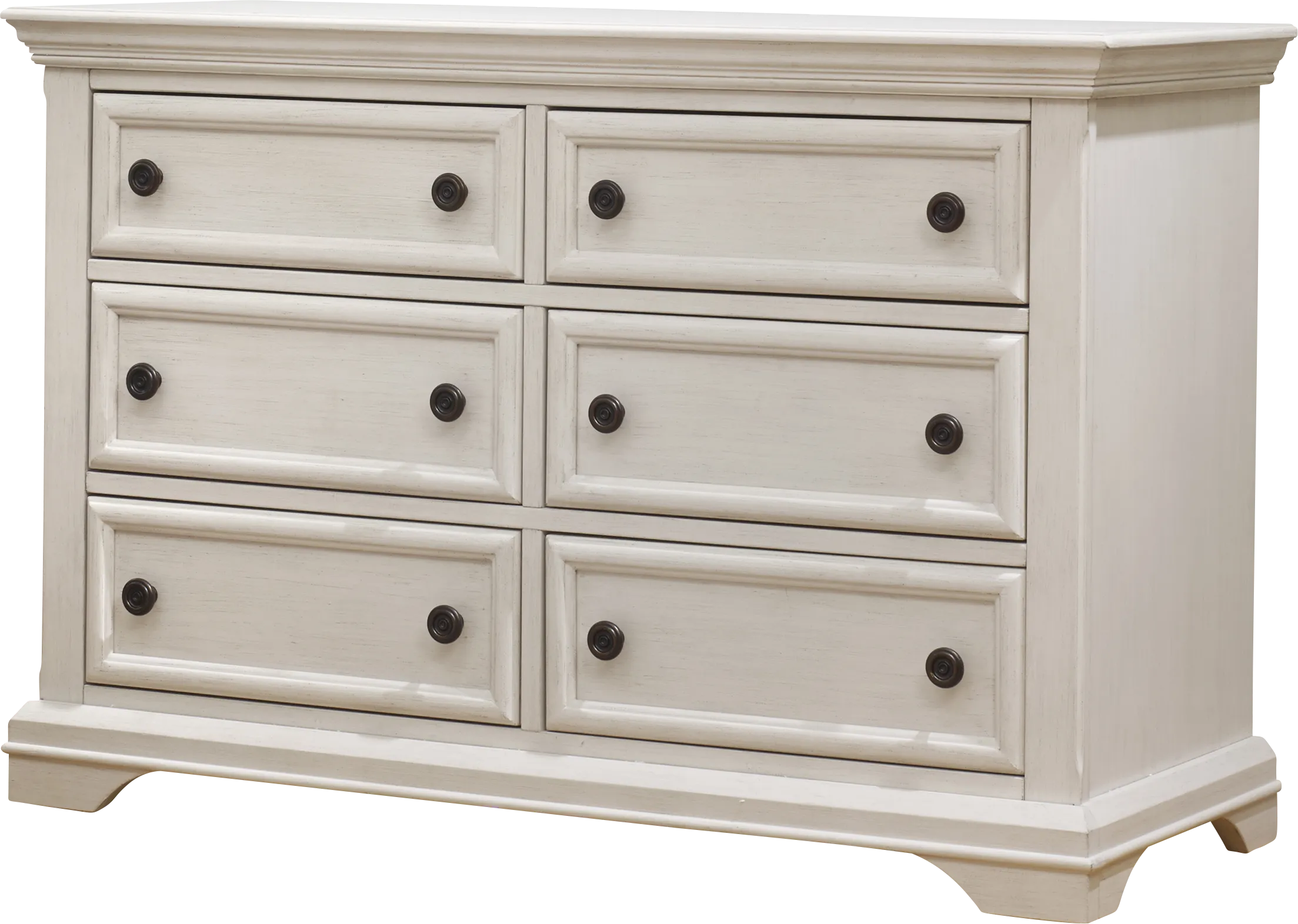 Kids Mevhi Ivory 6 Drawer Dresser - Thumbnail - Image 1