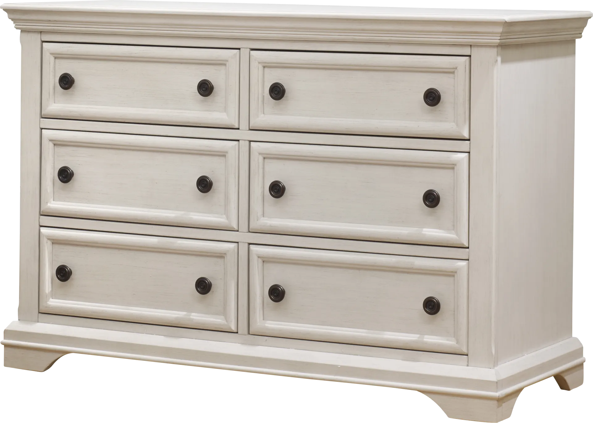 Kids Mevhi Ivory 6 Drawer Dresser - Image 1