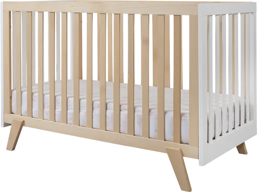 Kids Jemuz Natural/White Convertible Crib