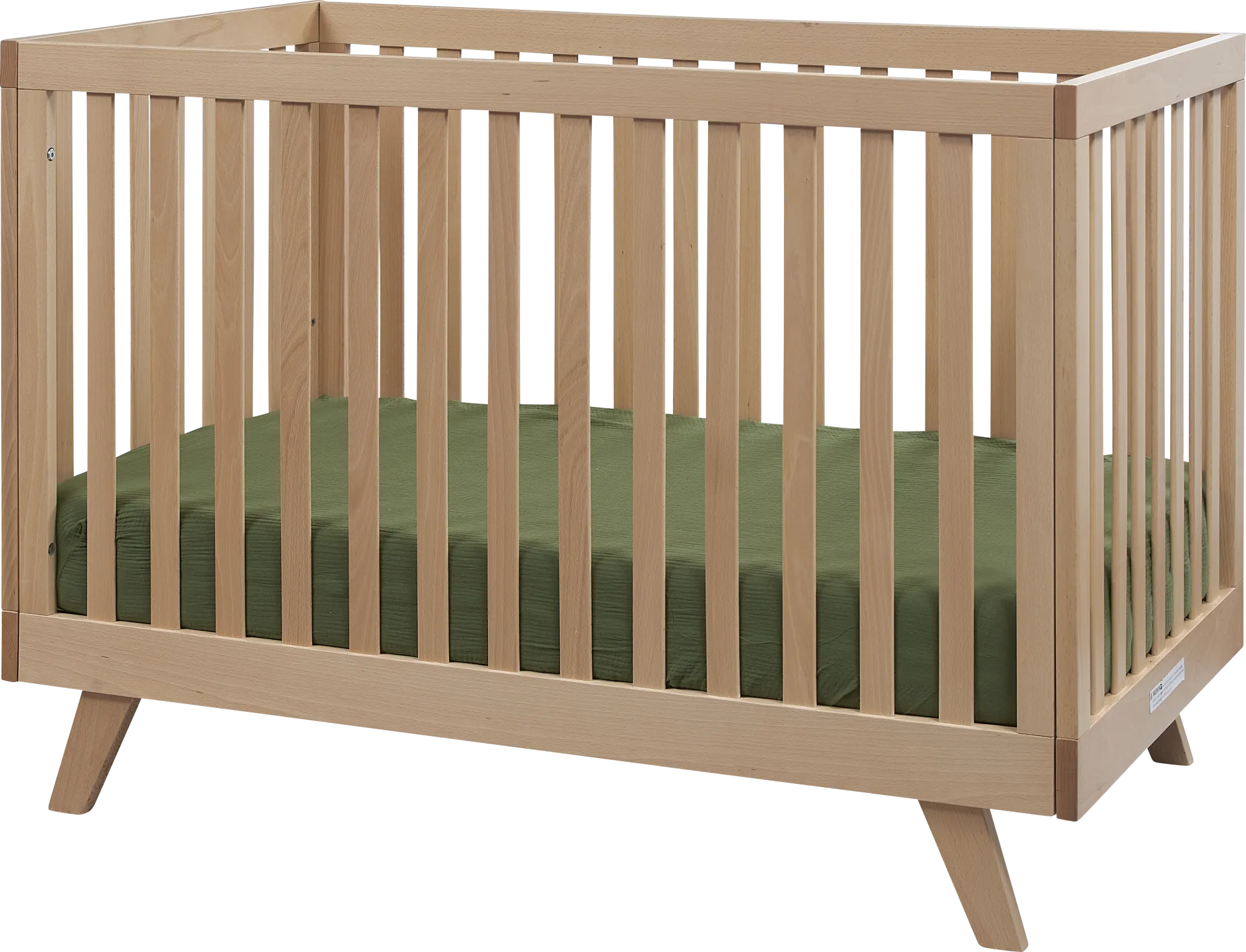 Kids Jemuz Natural Convertible Crib - Image 1