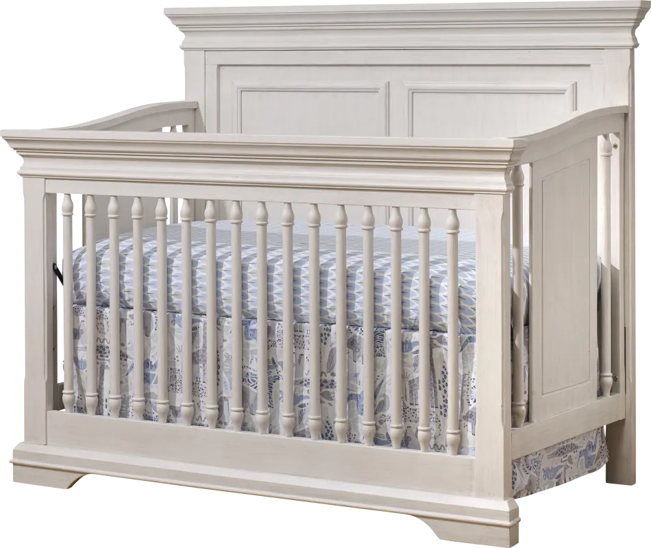 Kids Mevhi II Ivory Convertible Crib