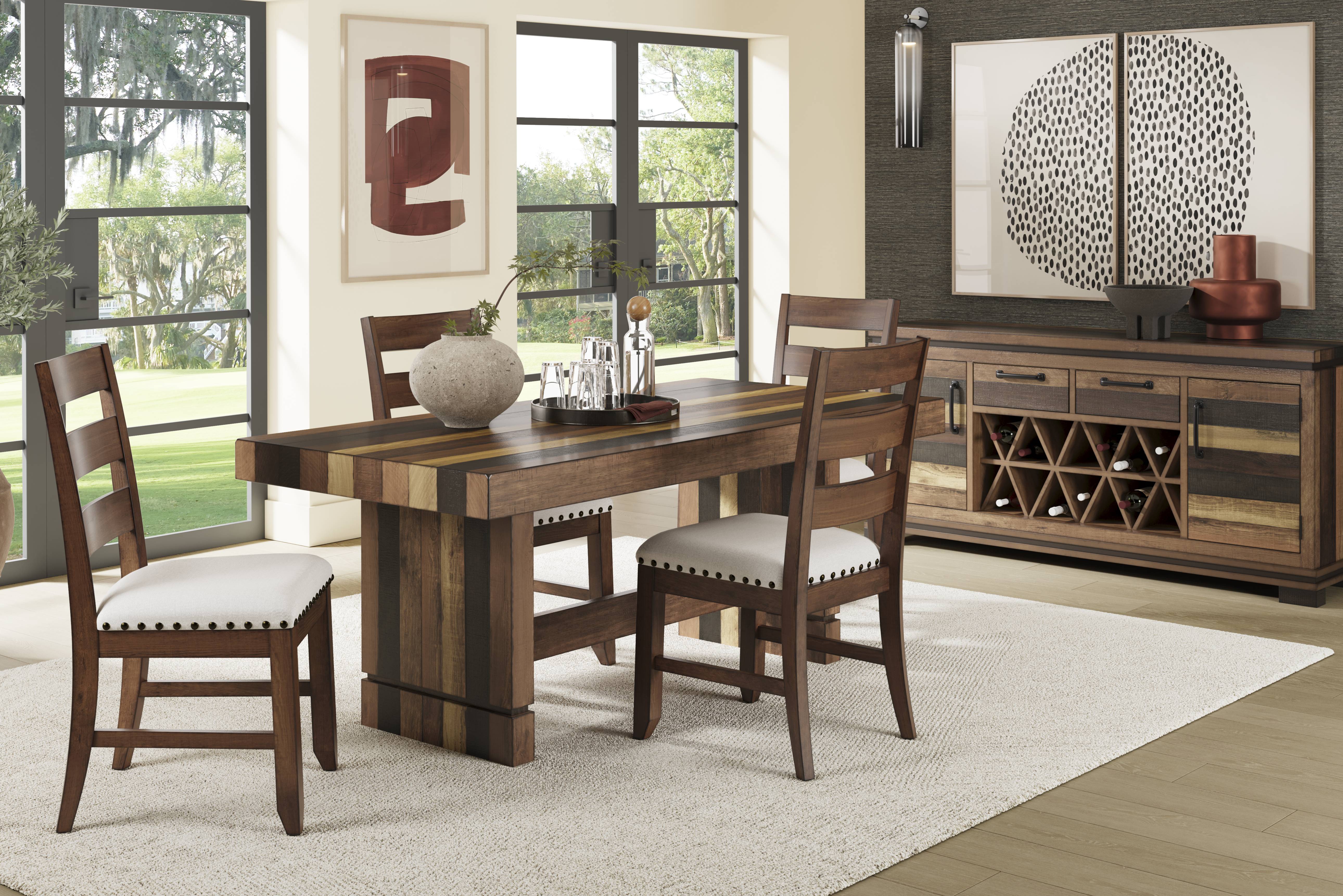 Westover Hills II Brown Rectangle Dining Table - Thumbnail - Image 2
