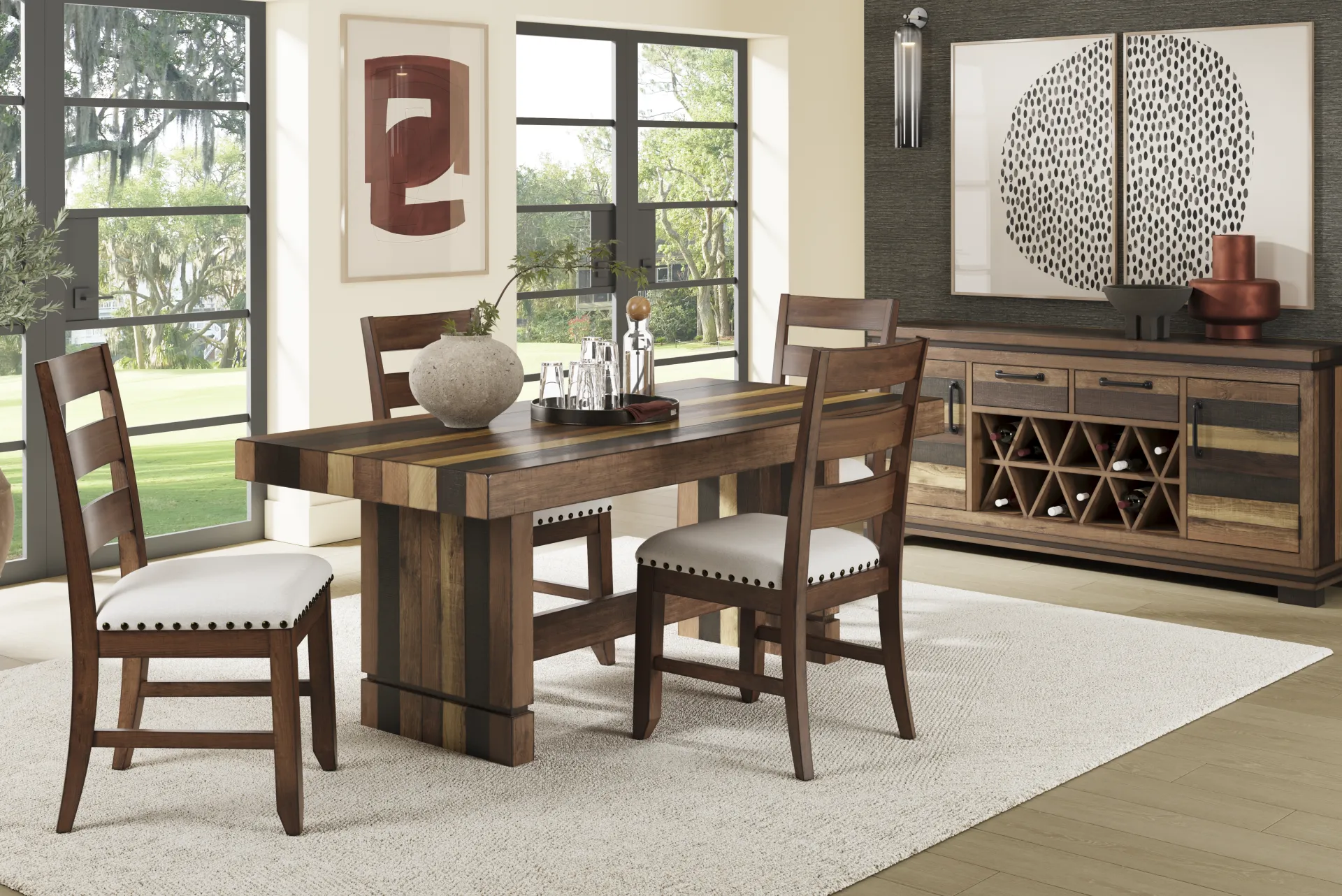 Westover Hills II Brown Rectangle Dining Table - Image 1