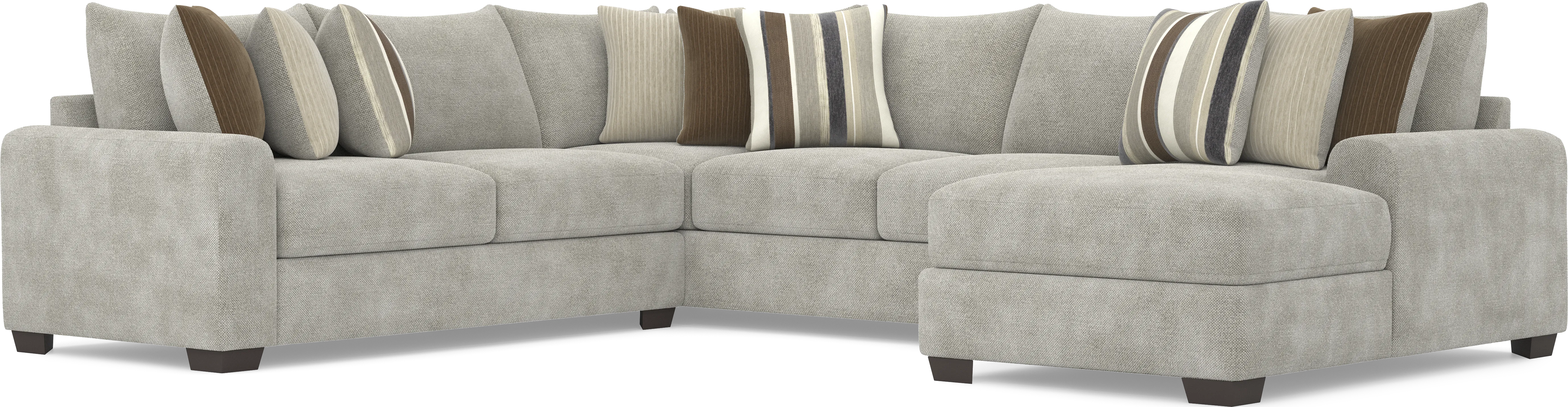 Martin Gray 6 Pc Sectional Living Room - Thumbnail - Image 2