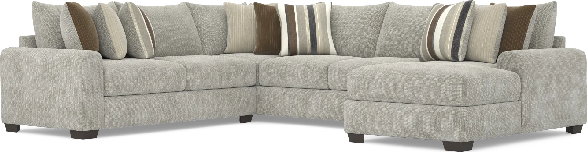 Martin Gray 6 Pc Sectional Living Room - Image 2