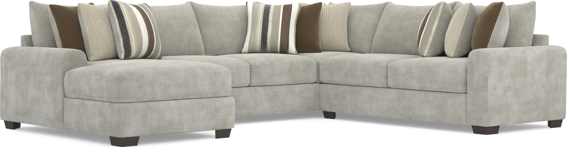 Martin Gray 3 Pc Sectional - Image 1