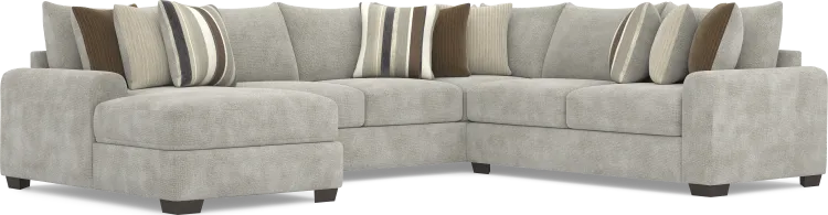 3 pc left arm chaise sectional