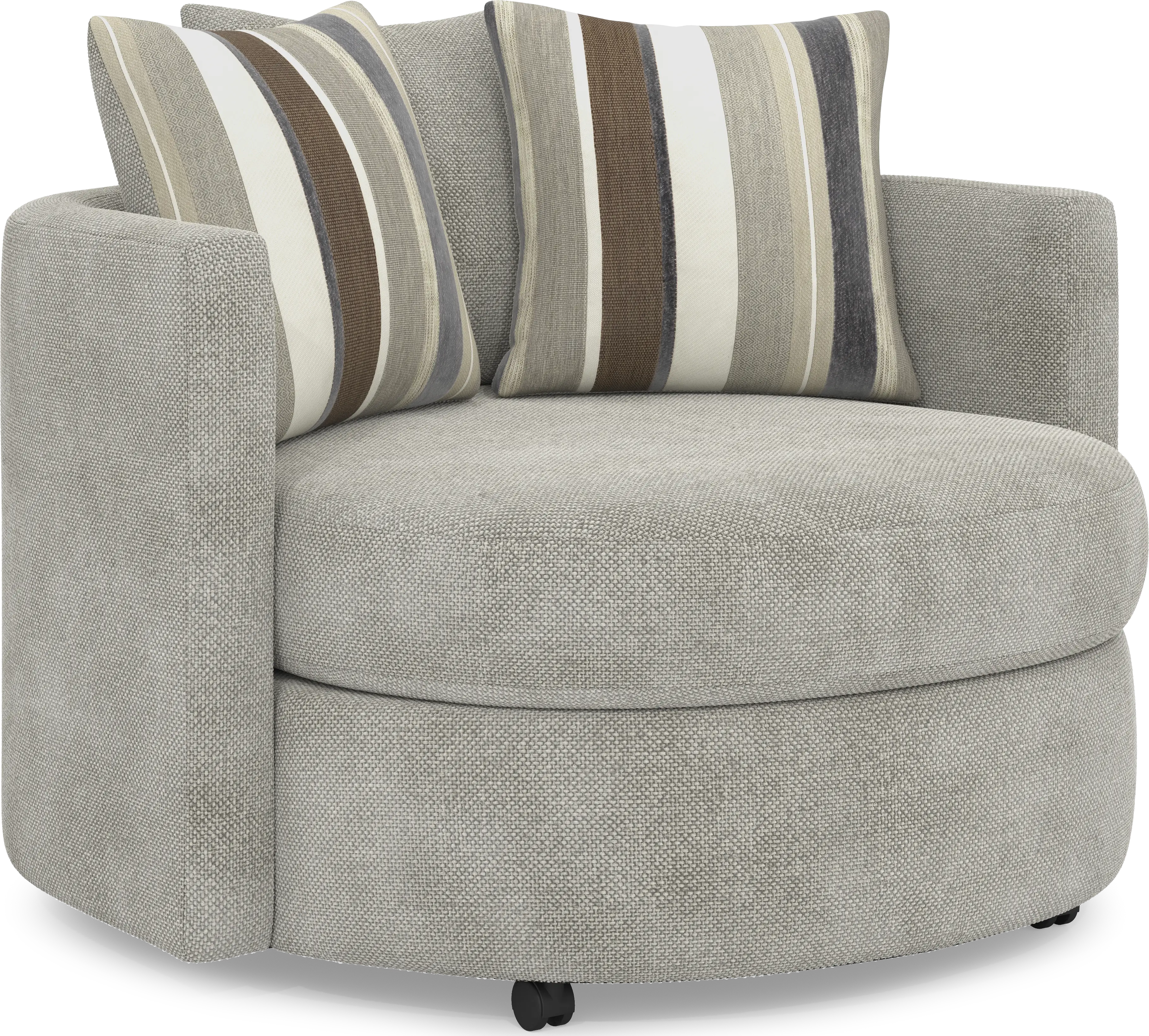 Martin Gray Swivel Chair - Thumbnail - Image 1