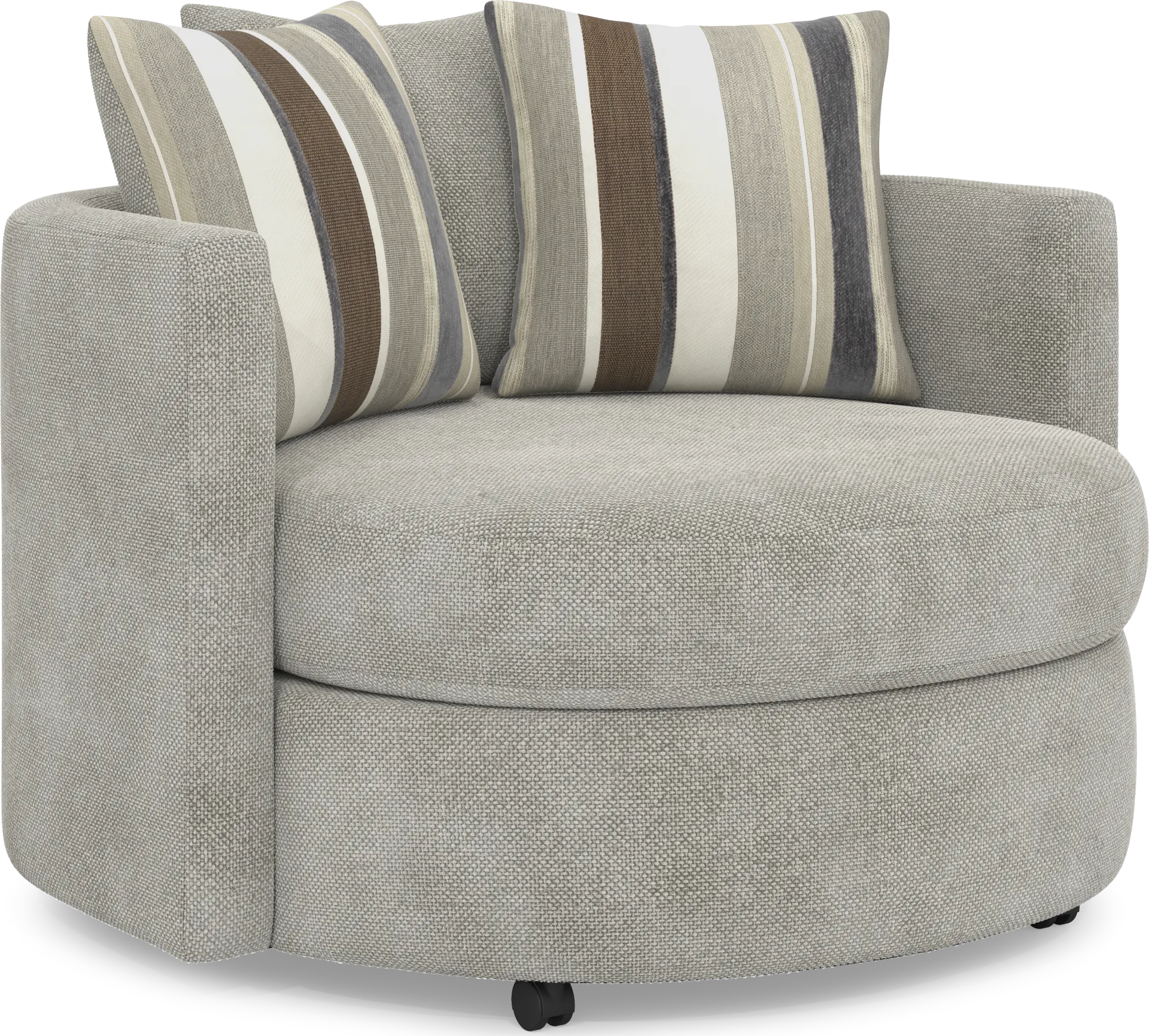 Martin Gray Swivel Chair - Image 1