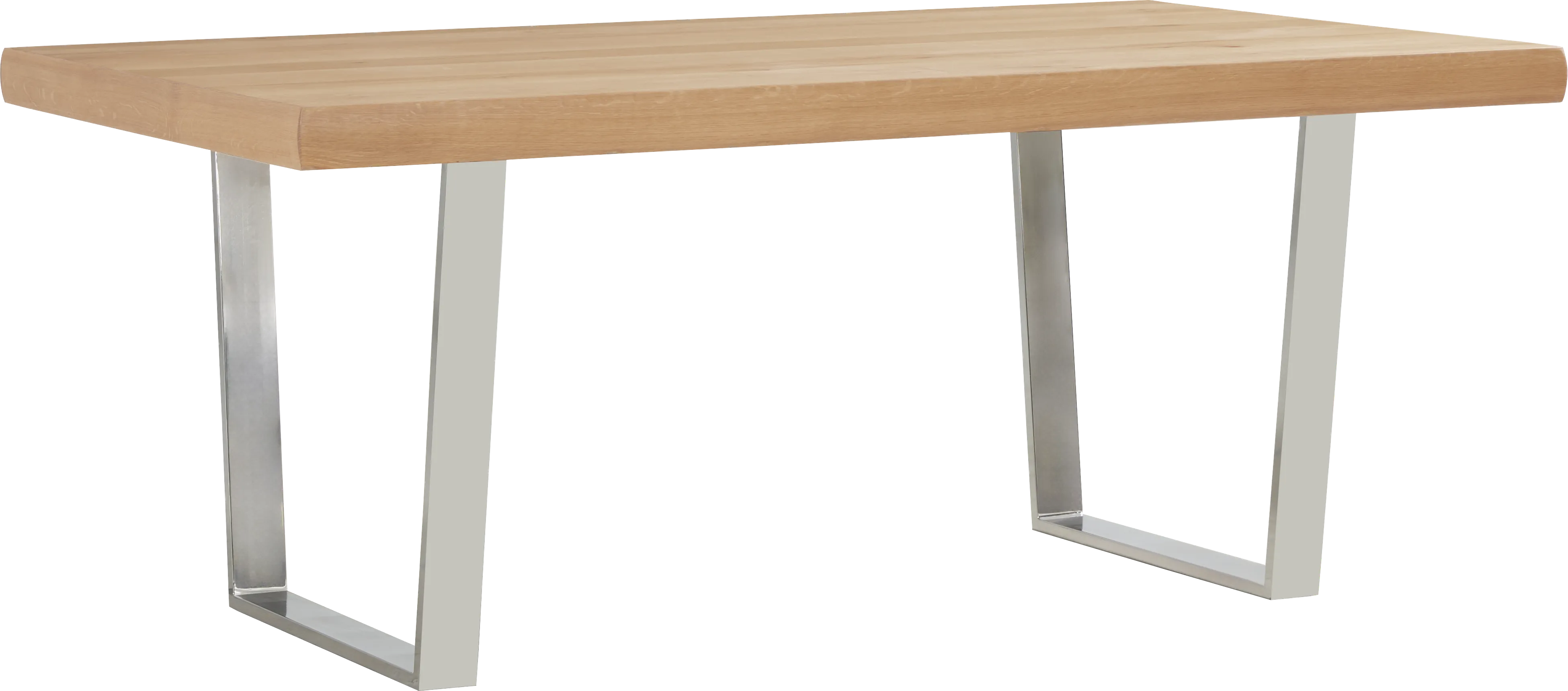 San Francisco Natural 5 Pc Dining Room with Orange Upholstered Chairs - Thumbnail - Image 2