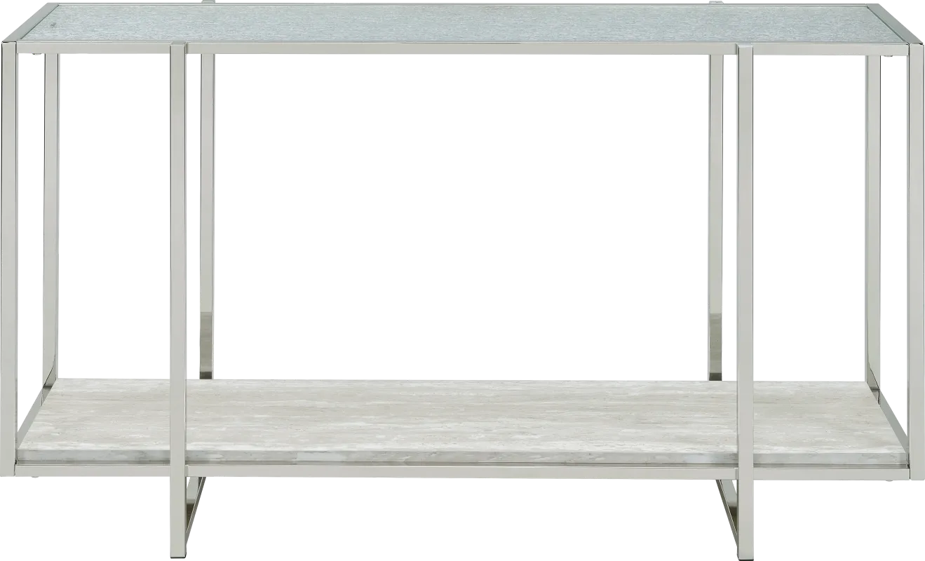 Mirage Silver Sofa Table