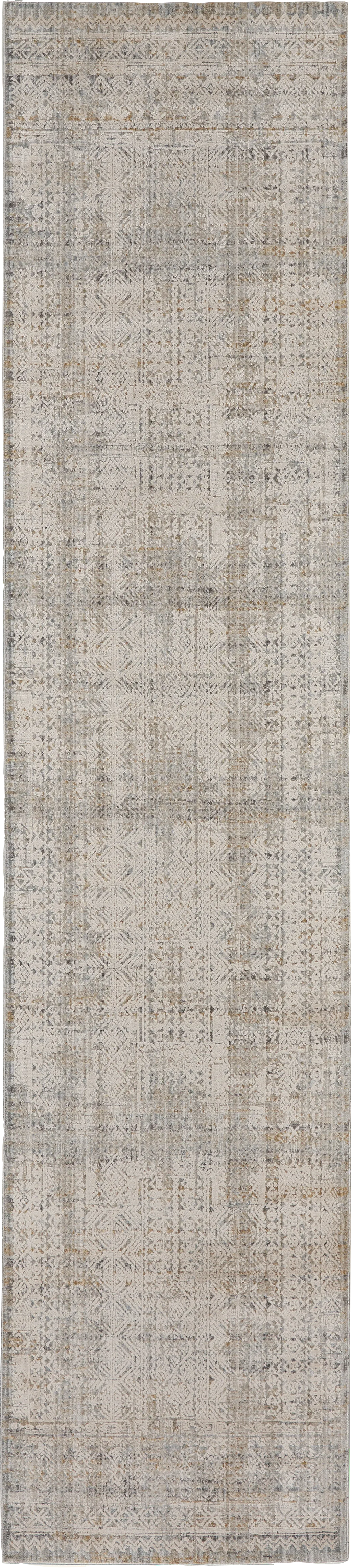 Afeni Beige 2'3 x 8' Runner Rug - Image 1