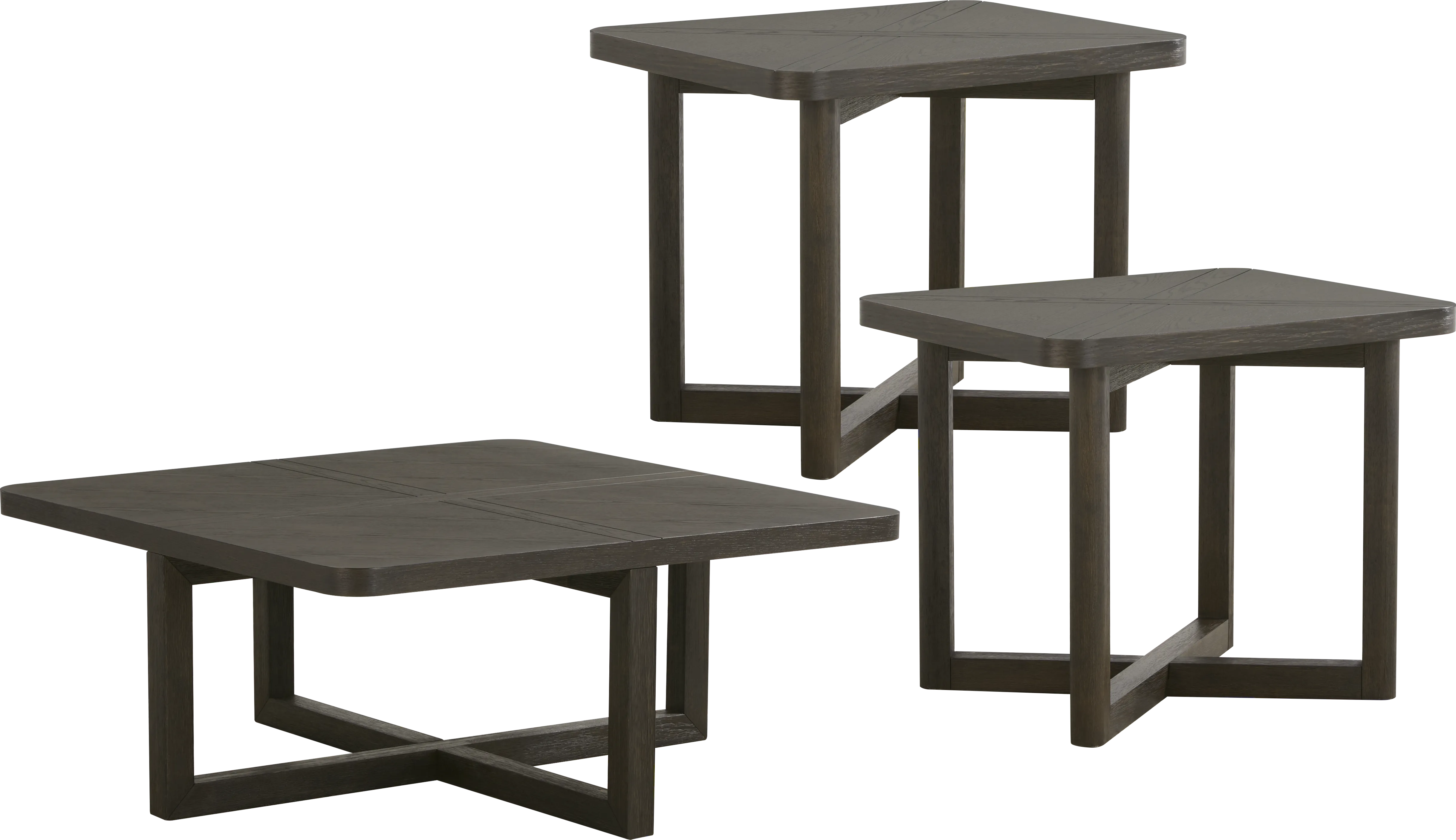 Bremen Charcoal 3 Pc Table Set - Thumbnail - Image 1
