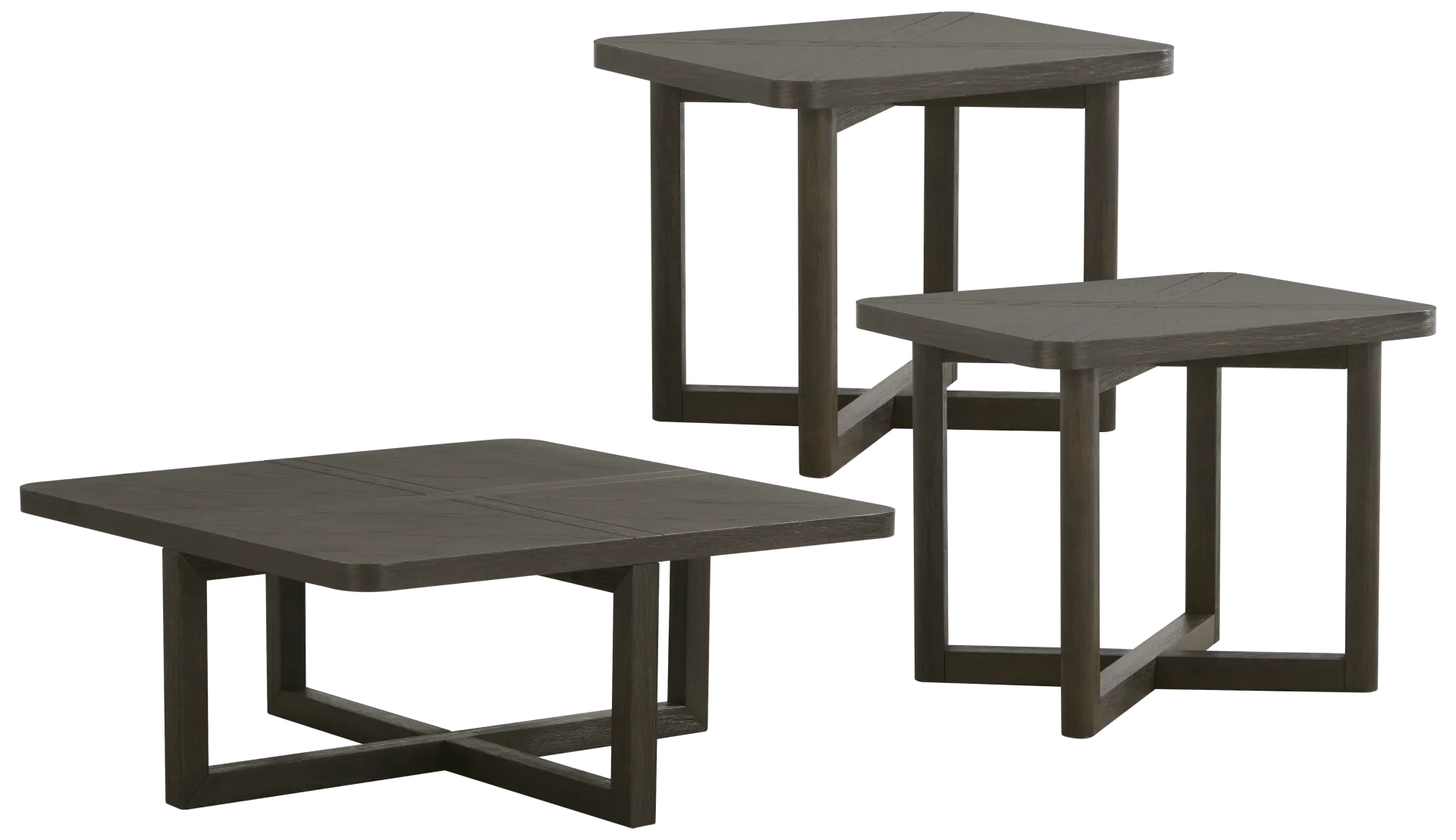 charcoal 3 pc table set