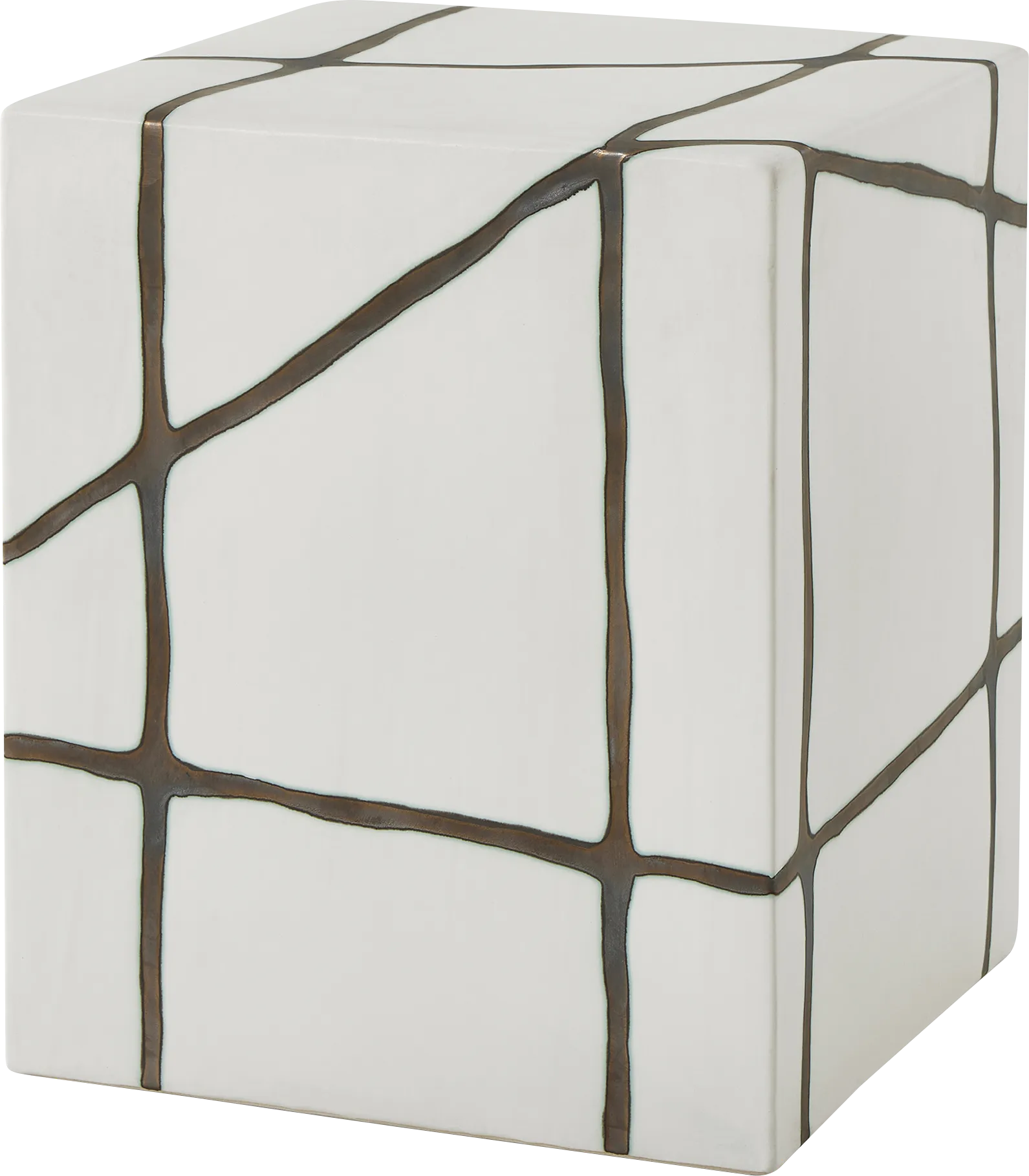 Ovina White Outdoor Stool - Thumbnail - Image 1