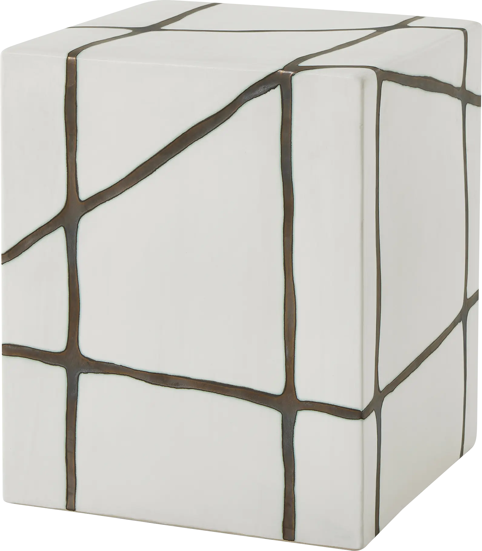 Ovina White Outdoor Stool